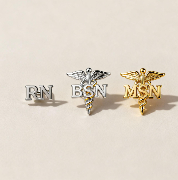 RN vs BSN vs MSN Nursing Pins: Degree Guide