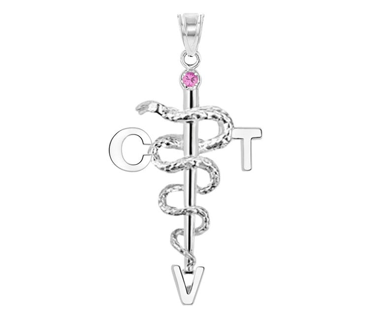 Certified Vet Tech CVT Graduation Charm - NursingPin.com