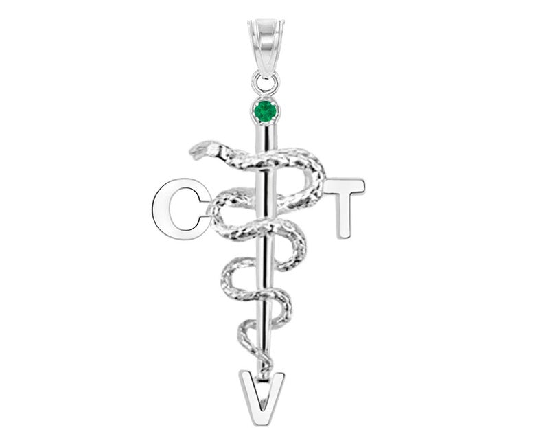 Certified Vet Tech CVT Graduation Charm - NursingPin.com