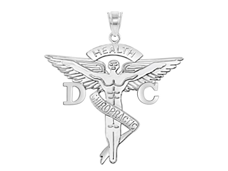 Chiropractor DC Silver Graduation Charm - NursingPin.com