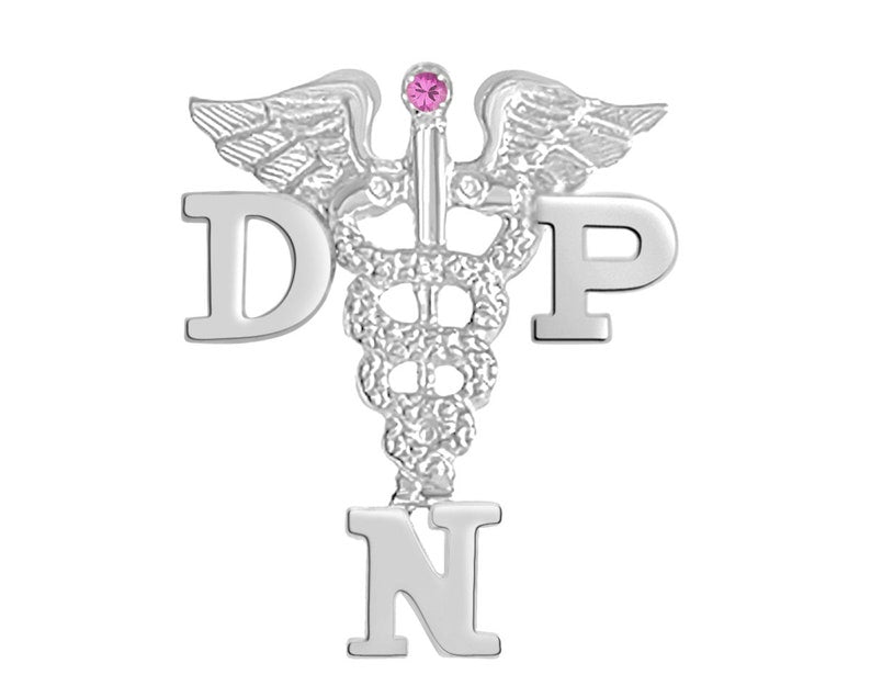 DNP Nursing Pin for Graduation in Silver - NursingPin.com