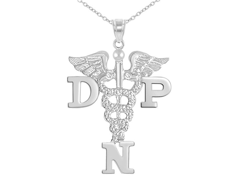 Doctor Nursing DNP Graduation Necklace - NursingPin.com