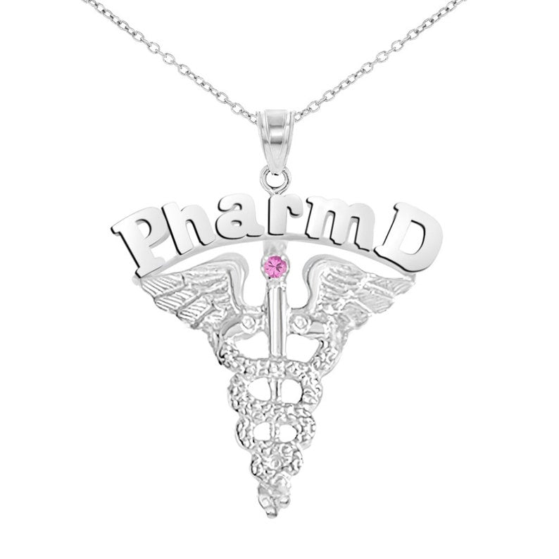 Doctor of Pharmacy PharmD Charm Necklace - NursingPin.com