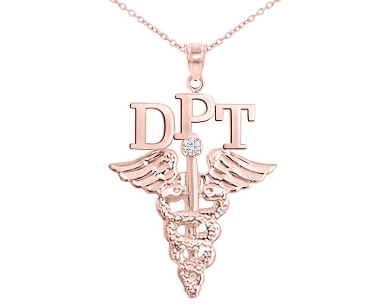 DPT Diamond Necklace 14K Rose Gold - NursingPin.com