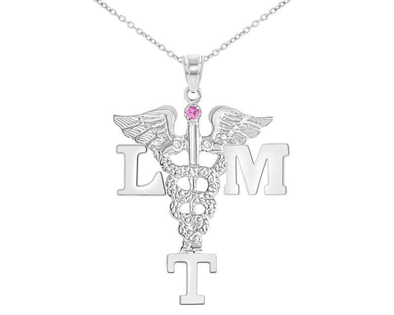 Licensed Massage Therapist LMT Necklace - NursingPin.com