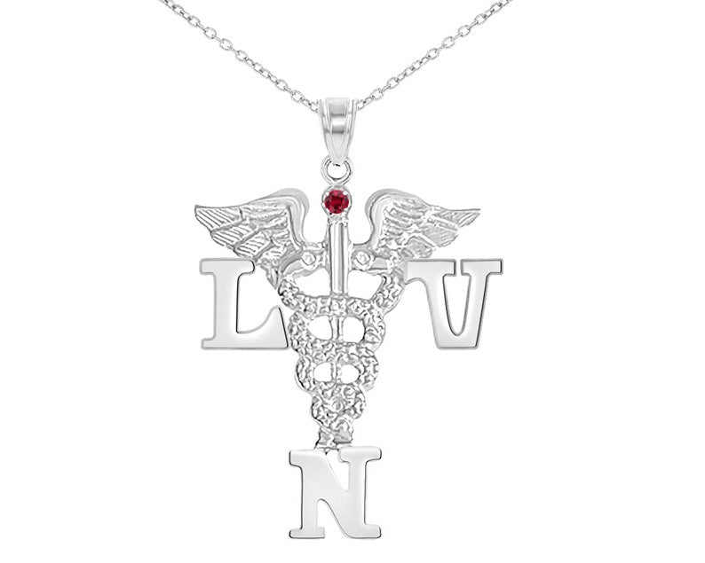 Licensed Vocational Nurse LVN Necklace - NursingPin.com