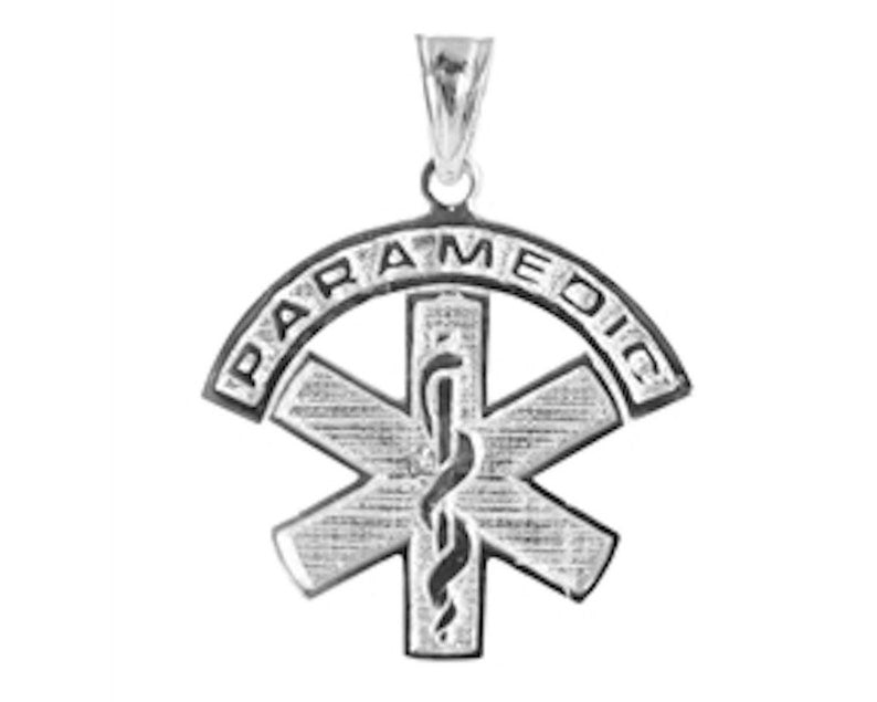 Paramedic Silver Charm Graduation Gift - NursingPin.com
