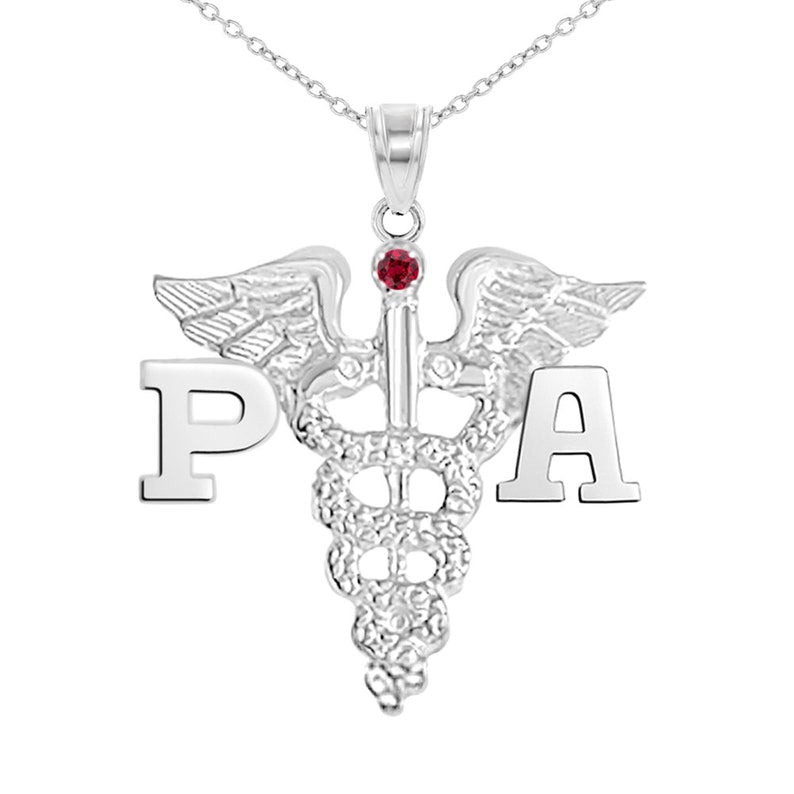 Physician Assistant PA Silver Necklace - NursingPin.com