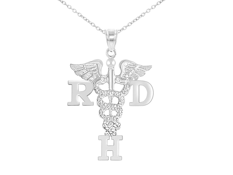 Registered Dental Hygienist RDH Necklace - NursingPin.com