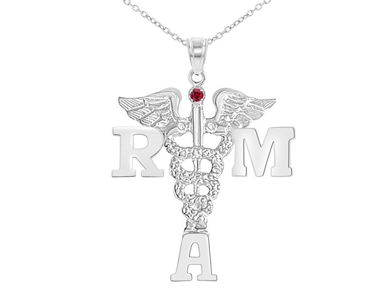 Registered Medical Asst RMA Necklace - NursingPin.com