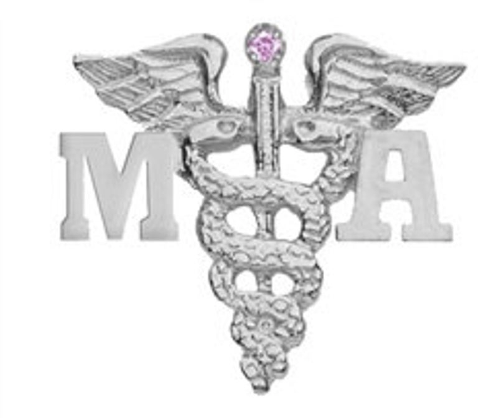 Medical Assistant MA Graduation Pin for Gifts & Awards
