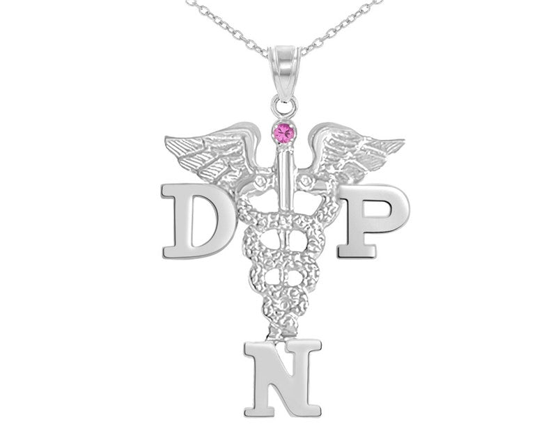 Doctor Nursing DNP Graduation Necklace - NursingPin.com