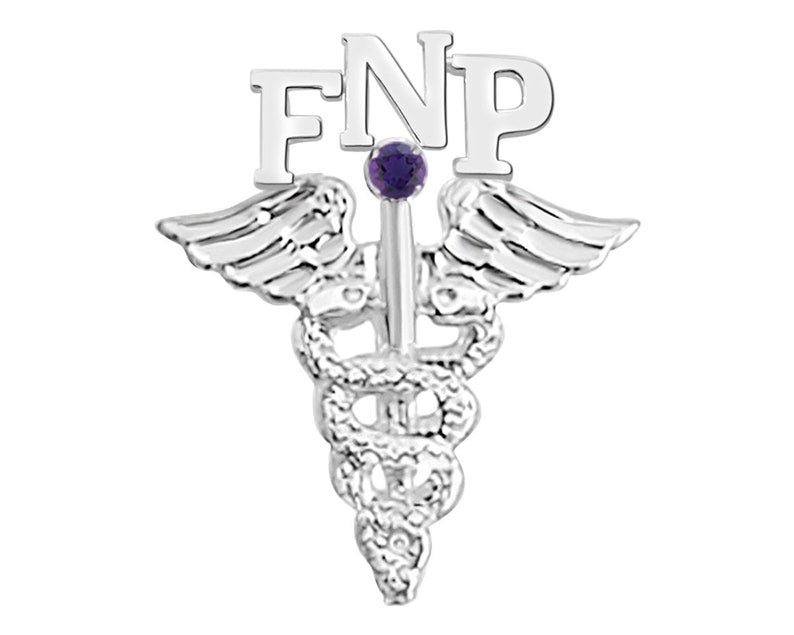 FNP Family Nursing Pin in Silver - NursingPin.com