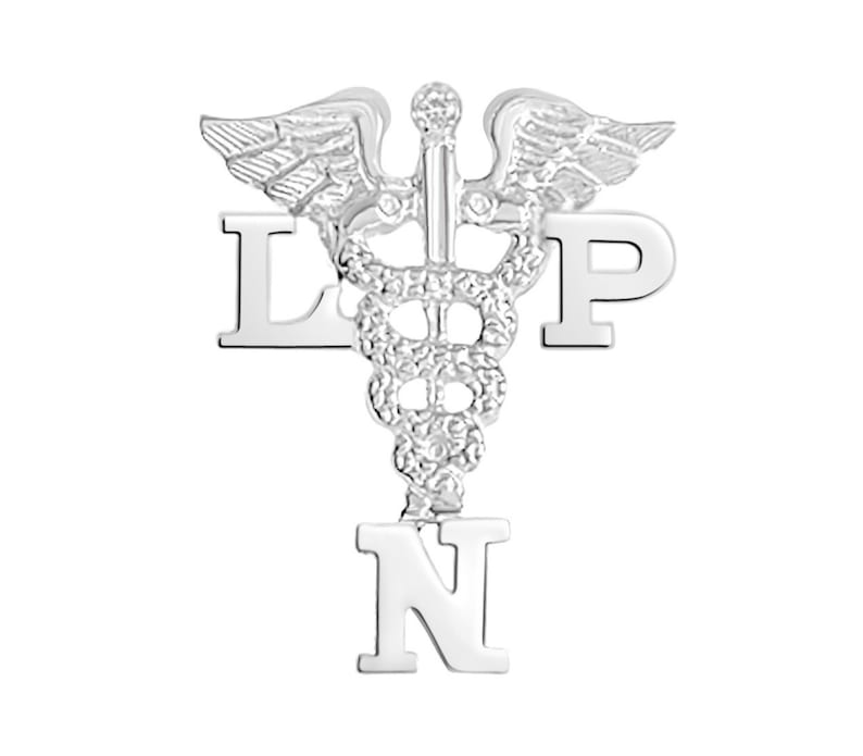 LPN Nursing Pins Silver for Graduation