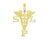 Speech Language Pathologist Charm | 14K Yellow Gold