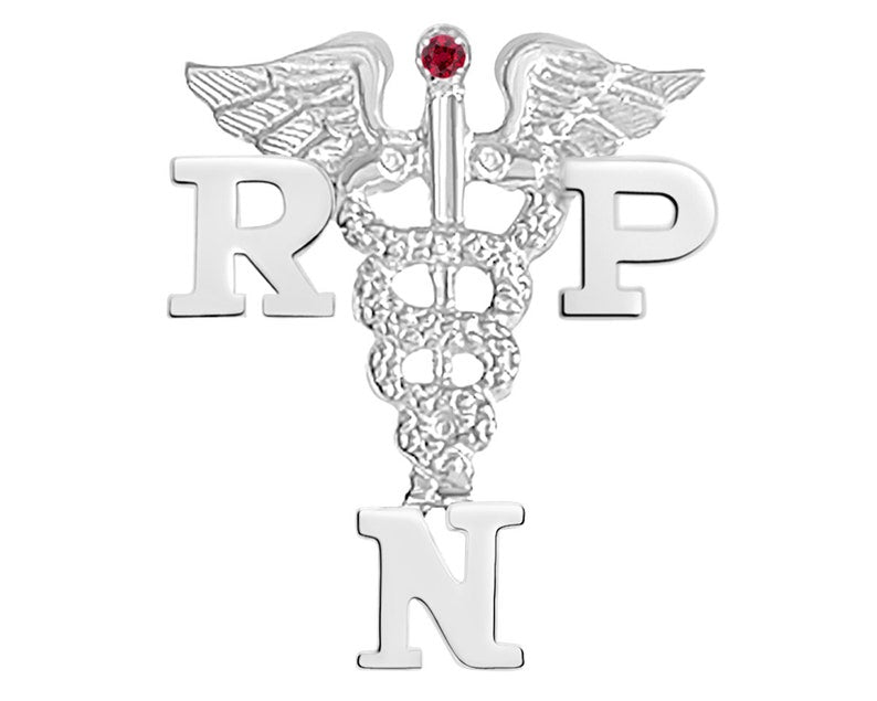 Registered Practical Nurse RPN Pin Silver - NursingPin.com
